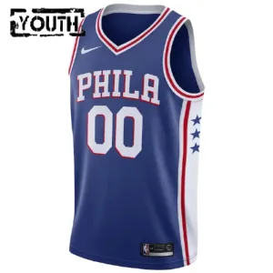 Maglia Philadelphia 76ers Personalizzata Icon Edition Swingman Blu - Bambino