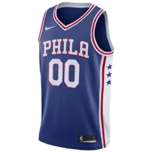Maglia Philadelphia 76ers Personalizzata Icon Edition Swingman Blu - Uomo