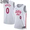 Maglia Philadelphia 76ers Tyrese Maxey 0 City Edition 2022-23 Swingman Bianco - Bambino