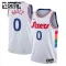 Maglia Philadelphia 76ers Tyrese Maxey City Edition 2024-25 Swingman Bianco - Bambino