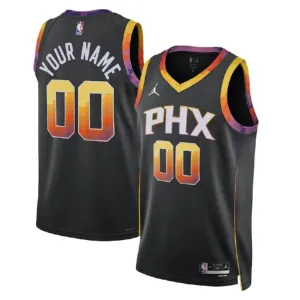 Maglia Phoenix Suns Jordan Personalizzata Statement Edition Swingman Nero - Uomo