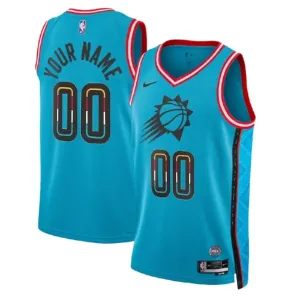 Maglia Phoenix Suns Personalizzata City Edition 2022-23 Swingman Blu - Uomo