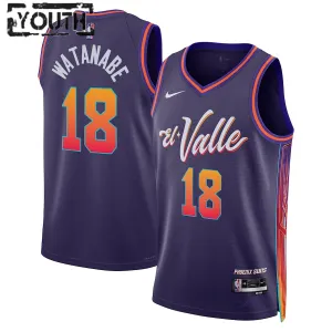 Maglia Phoenix Suns Yuta Watanabe City Edition 2023-24 Swingman Viola - Bambino Maglia Phoenix Suns Yuta Watanabe City Edition 2023-24 Swingman Viola - Bambino