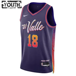 Maglia Phoenix Suns Yuta Watanabe City Edition 2023-24 Swingman Viola - Bambino