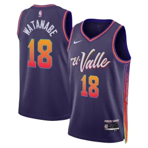 Maglia Phoenix Suns Yuta Watanabe City Edition 2023-24 Swingman Viola - Uomo Maglia Phoenix Suns Yuta Watanabe City Edition 2023-24 Swingman Viola - Uomo