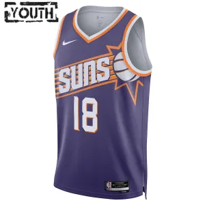 Maglia Phoenix Suns Yuta Watanabe Icon Edition 2023-24 Swingman Viola - Bambino