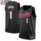 Maglia Portland Trail Blazers Anfernee Simons City Edition 2023-24 Swingman Nero - Bambino