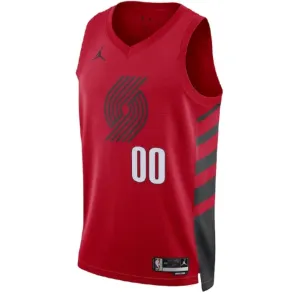Maglia Portland Trail Blazers Jordan Personalizzata Statement Edition Swingman Rosso - Uomo