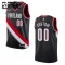 Maglia Portland Trail Blazers Personalizzata Icon Edition Swingman Nero - Bambino