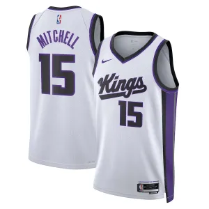 Maglia Sacramento Kings Davion Mitchell Association Edition 2023-24 Swingman Bianco - Uomo