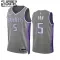 Maglia Sacramento Kings De Aaron Fox 5 City Edition 2022-23 Swingman Grigio - Bambino