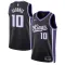 Maglia Sacramento Kings Domantas Sabonis Icon Edition 2023-24 Swingman Nero - Uomo