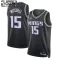 Maglia Sacramento Kings Jordan Davion Mitchell 15 Statement Edition Swingman Nero - Bambino