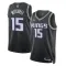 Maglia Sacramento Kings Jordan Davion Mitchell 15 Statement Edition Swingman Nero - Uomo