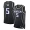 Maglia Sacramento Kings Jordan De Aaron Fox 5 Statement Edition Swingman Nero - Uomo