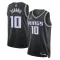 Maglia Sacramento Kings Jordan Domantas Sabonis 10 Statement Edition Swingman Nero - Uomo