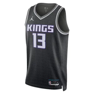 Maglia Sacramento Kings Jordan Keegan Murray 13 Statement Edition Swingman Nero - Uomo