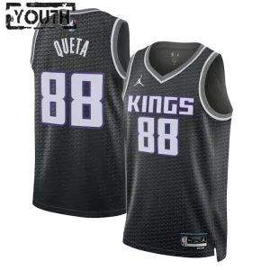 Maglia Sacramento Kings Jordan Neemias Queta 88 Statement Edition Swingman Nero - Bambino