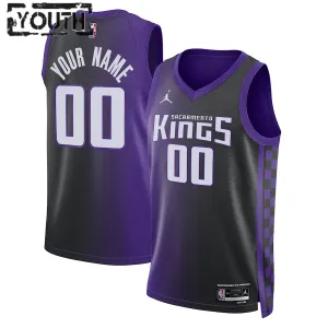 Maglia Sacramento Kings Jordan Personalizzata Statement Edition 2023-24 Swingman - Bambino