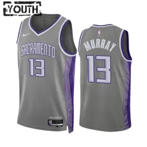 Maglia Sacramento Kings Keegan Murray 13 City Edition 2022-23 Swingman Grigio - Bambino Maglia Sacramento Kings Keegan Murray 13 City Edition 2022-23 Swingman Grigio - Bambino
