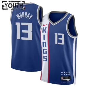 Maglia Sacramento Kings Keegan Murray City Edition 2023-24 Swingman Blu - Bambino