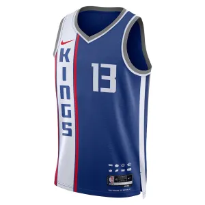 Maglia Sacramento Kings Keegan Murray City Edition 2023-24 Swingman Blu - Uomo