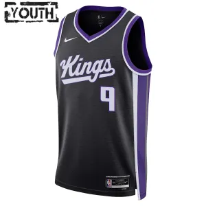 Maglia Sacramento Kings Kevin Huerter Icon Edition 2023-24 Swingman Nero - Bambino