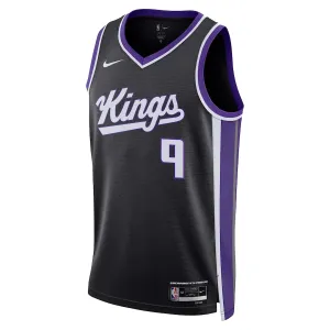 Maglia Sacramento Kings Kevin Huerter Icon Edition 2023-24 Swingman Nero - Uomo