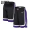 Pantaloncini Sacramento Kings Icon Edition 2023-24 Swingman Nero - Bambino