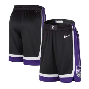 Pantaloncini Sacramento Kings Icon Edition 2023-24 Swingman Nero - Uomo