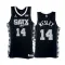 Maglia San Antonio Spurs Blake Wesley 14 Jordan Statement Edition Swingman Nero - Uomo