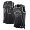 Maglia San Antonio Spurs Personalizzata Classic Edition 2022-23 Swingman Nero - Uomo