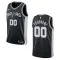 Maglia San Antonio Spurs Personalizzata Icon Edition Swingman Nero - Uomo