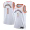 Maglia San Antonio Spurs Victor Wembanyama 1 City Edition 2023-24 Swingman Bianco - Uomo