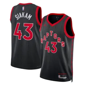 Maglia Toronto Raptors Jordan Pascal Siakam 43 Statement Edition Swingman Nero - Uomo