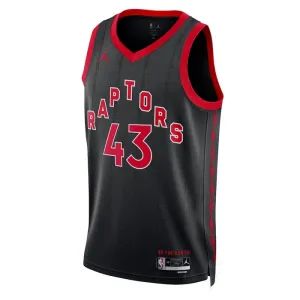Maglia Toronto Raptors Jordan Pascal Siakam 43 Statement Edition Swingman Nero - Uomo
