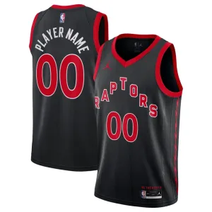 Maglia Toronto Raptors Jordan Personalizzata Statement Edition Swingman Nero - Uomo