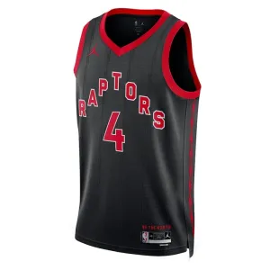 Maglia Toronto Raptors Jordan Scottie Barnes 4 Statement Edition Swingman Nero - Uomo
