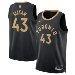 Maglia Toronto Raptors Pascal Siakam 43 City Edition 2022-23 Swingman Nero - Uomo