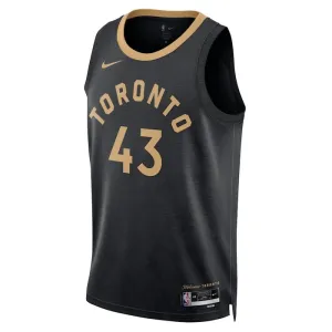 Maglia Toronto Raptors Pascal Siakam 43 City Edition 2022-23 Swingman Nero - Uomo