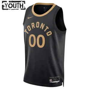Maglia Toronto Raptors Personalizzata City Edition 2022-23 Swingman Nero - Bambino
