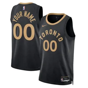 Maglia Toronto Raptors Personalizzata City Edition 2022-23 Swingman Nero - Uomo