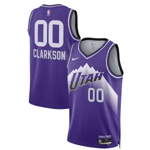 Maglia Utah Jazz Jordan Clarkson City Edition 2023-24 Swingman Viola - Uomo