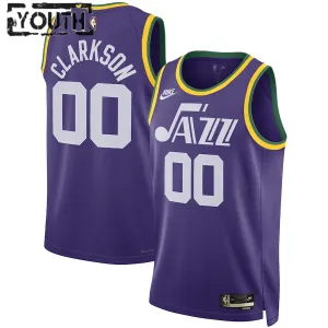 Maglia Utah Jazz Jordan Clarkson Classic Edition 2023-24 Swingman Viola - Bambino