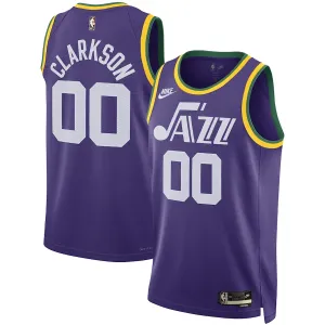 Maglia Utah Jazz Jordan Clarkson Classic Edition 2023-24 Swingman Viola - Uomo