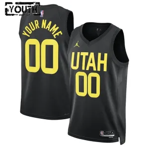 Maglia Utah Jazz Jordan Personalizzata Statement Edition Swingman Nero - Bambino