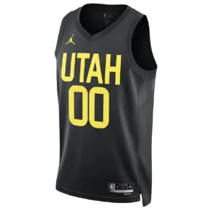 Maglia Utah Jazz Jordan Personalizzata Statement Edition Swingman Nero - Uomo