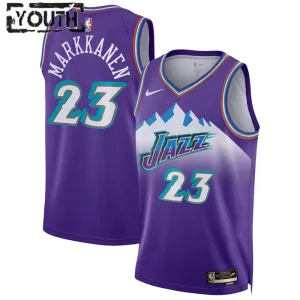 Maglia Utah Jazz Lauri Markkanen 23 Classic Edition 2022-23 Swingman Viola - Bambino
