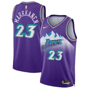 Maglia Utah Jazz Lauri Markkanen 23 Classic Edition 2022-23 Swingman Viola - Uomo