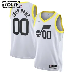 Maglia Utah Jazz Personalizzata Association Edition Swingman Bianco - Bambino